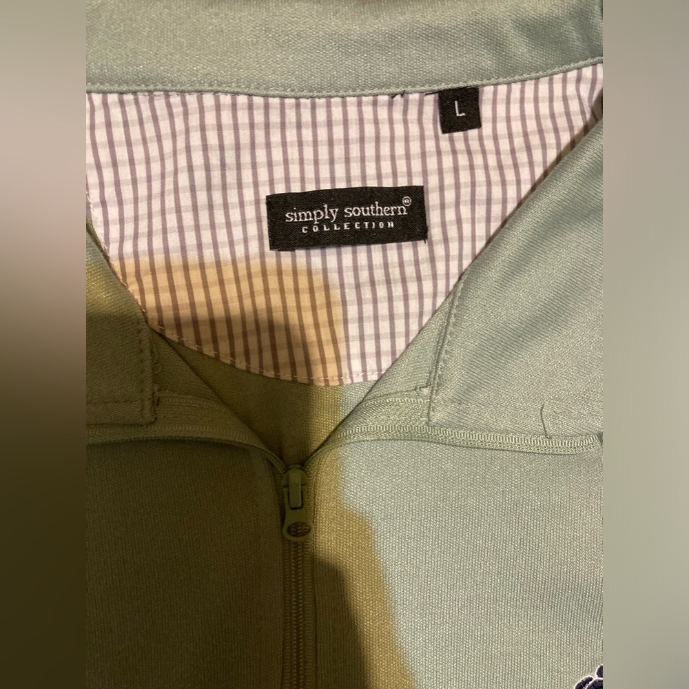 Men’s Size Large Simply Southern 1/4 Zip Pullover Polo - Picture 2 of 16